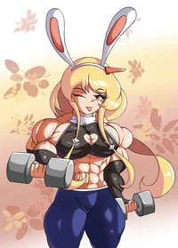 Bodybuilder Bunny