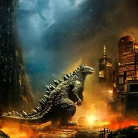 Godzilla inside a zo