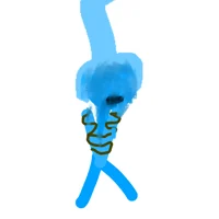 tentacles eats stick