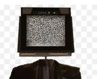 Large tv man