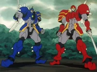 Blue and Red chiefta