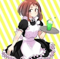Maid Uraraka caught 