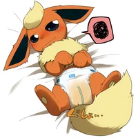 Diapered flareon 