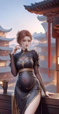 Pregnant empress 