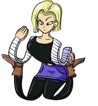 Flattened Android 18