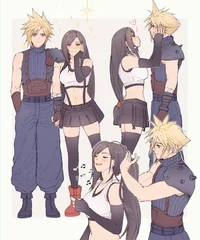 Cloud x Tifa