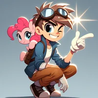 Sam and Pinkie pie