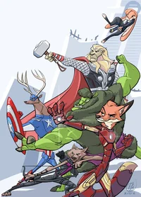 marvel zootopia