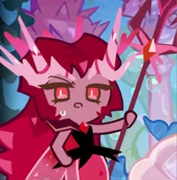 Crimson coral cookie