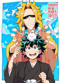 Toshinori and izuku