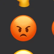 Angry emoji 