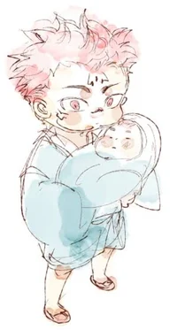 Baby sakuna and yuji