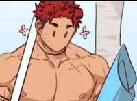 Red haired himbo