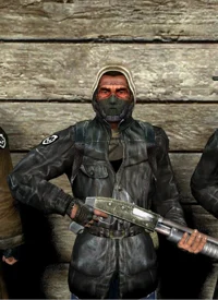 Menacing man
