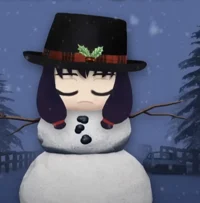 Utahime the snowman