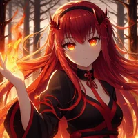 Tsundere Fire Queen