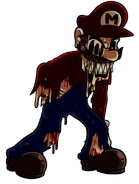 Melted Horror Mario