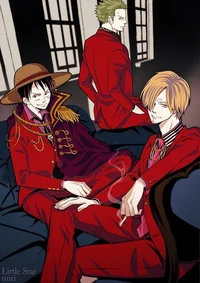 Luffy Zoro y Sanji