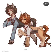 Chuuya y dazai pony