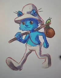 Gato Smurf