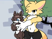 Fennec fox and Colin