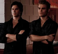 Damon and Stefan 
