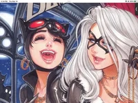 Black cat-Catwoman 