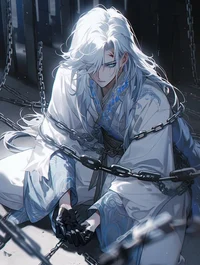 Giant ice god