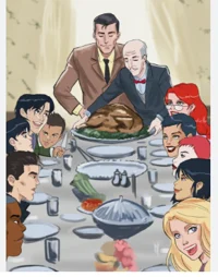 Batfamily thanksgivi