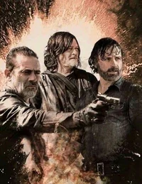Negan Rick Daryl