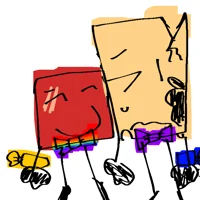 Blocky and Woody-AU