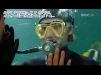 Korean scuba diver