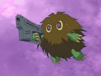 Kuriboh with a Gun
