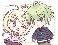 Rantaro and Kaede 