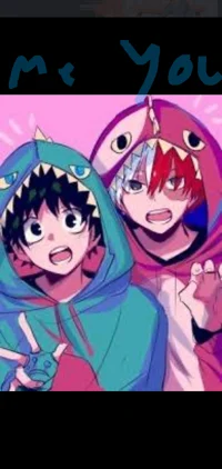 Deku and todoroki 