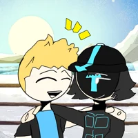 Cyan Arrow and frank