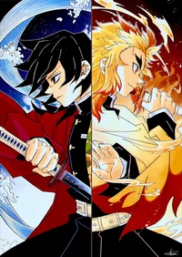 Giyuu and Rengoku