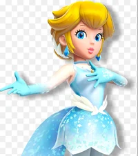 Figure skater peach 