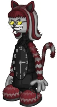 Cat Clock Quinn