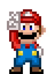 Power star Mario