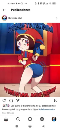 Pomni diapered 