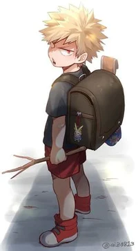 Bakugo babysit au