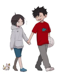 Kenma and Kuroo
