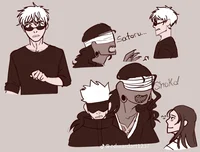 Gojo and Cursed Geto