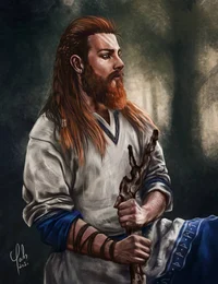 Viking raider leader