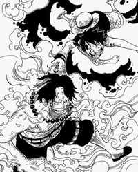 Ace n Luffy