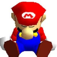 sad mario