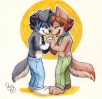 Young furry bf