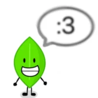 Leafy but cat face