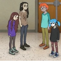 Sally Face and Larry